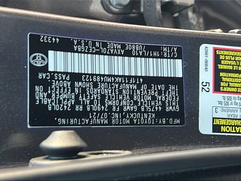 Certified 2021 Toyota Camry XLE w/ Navigation Package FWD image 24