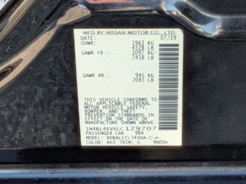 Used 2020 Nissan Altima 2.5 SL image 35