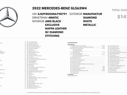 Used 2022 Mercedes-Benz GLS 63 AMG 4MATIC image 27