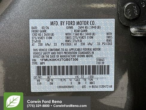 New 2026 Ford Explorer ST-Line w/ ST-Line Street Pack AWD/4WD image 37