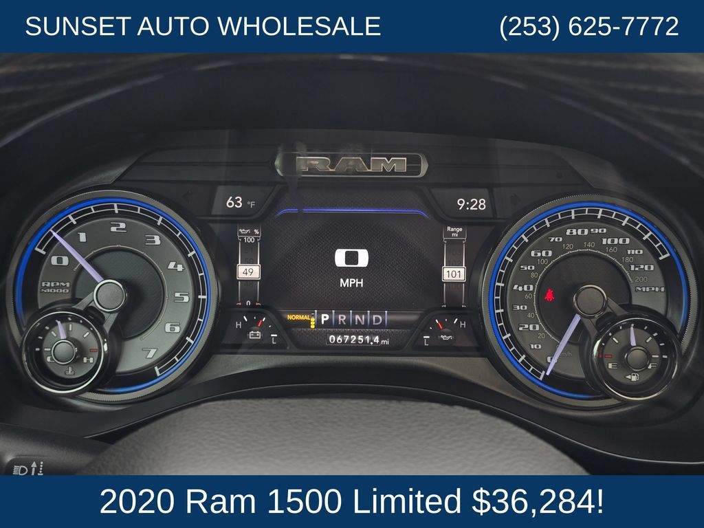Used 2020 RAM 1500 Limited AWD/4WD image 34