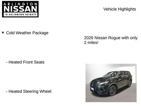 New 2026 Nissan Rogue SV w/ Cold Weather Package AWD/4WD image 8
