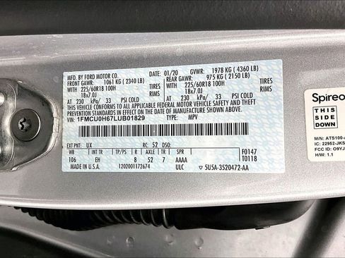 Used 2020 Ford Escape SEL image 40