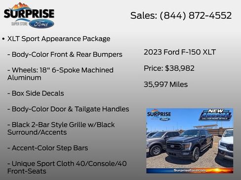 Used 2023 Ford F150 XLT w/ Equipment Group 302A High AWD/4WD image 21