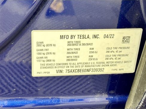 Used 2022 Tesla Model X Plaid AWD/4WD image 41