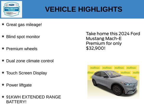 Used 2024 Ford Mustang Mach-E Premium RWD image 21