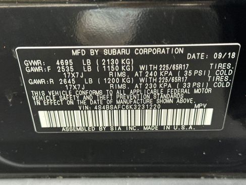 Used 2019 Subaru Outback 2.5i Premium image 29