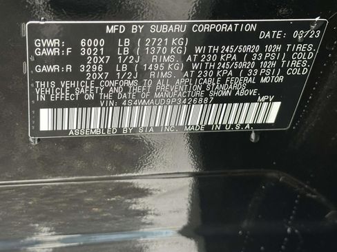 Used 2023 Subaru Ascent Limited w/ Technology Package image 28