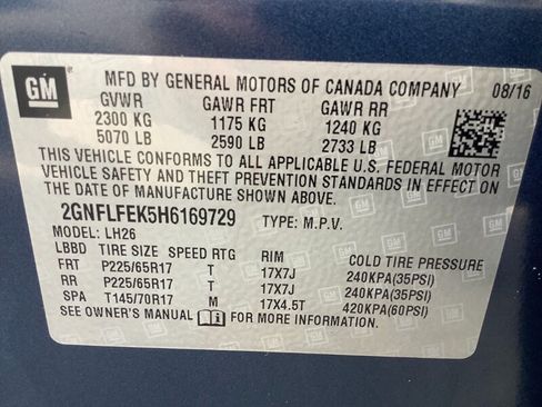 Used 2017 Chevrolet Equinox LT w/ Convenience Package AWD/4WD image 27