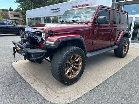 Used 2021 Jeep Wrangler Unlimited Sahara AWD/4WD image 3