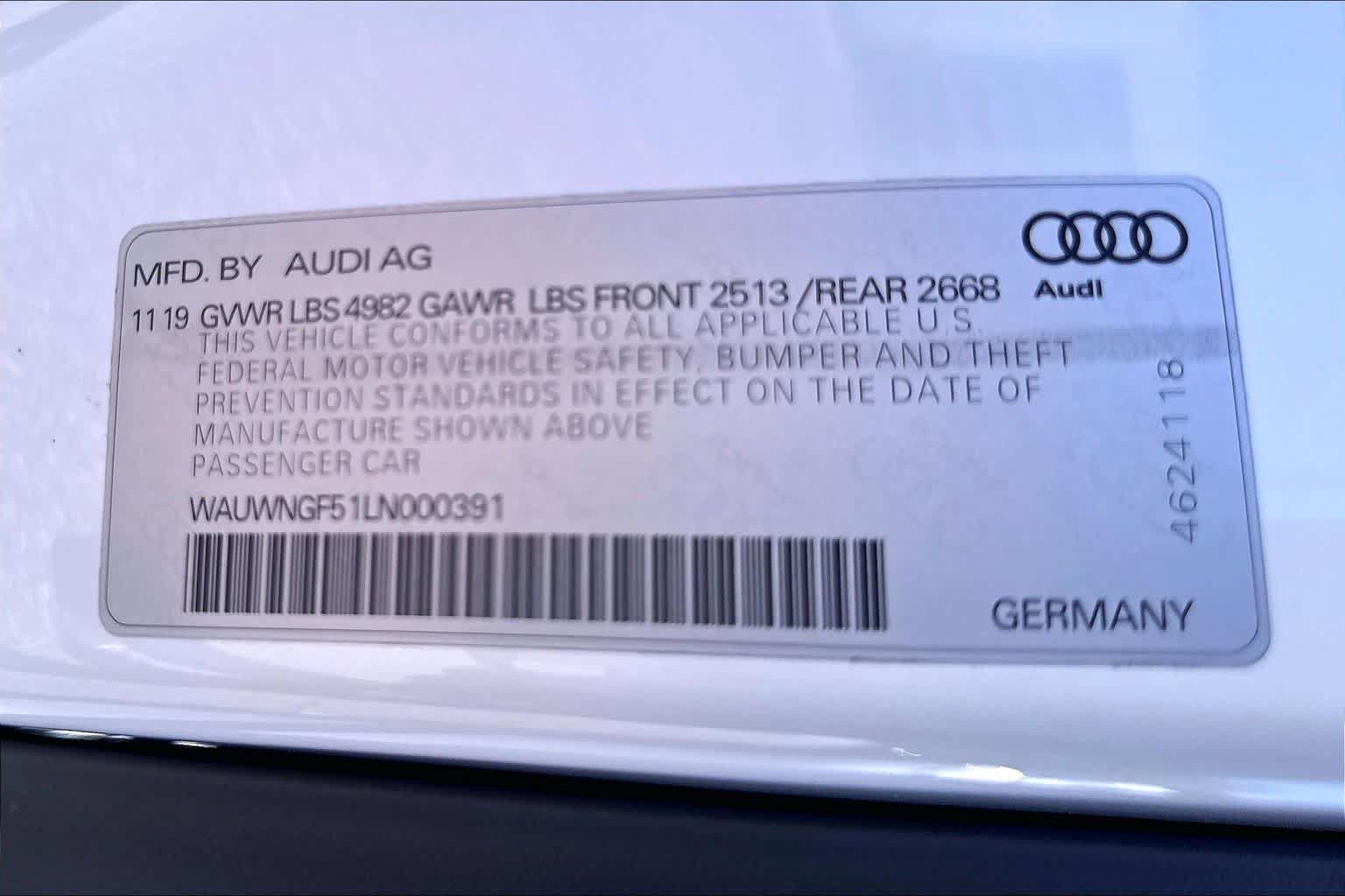 Used 2020 Audi A5 2.0T Premium Plus AWD/4WD image 34