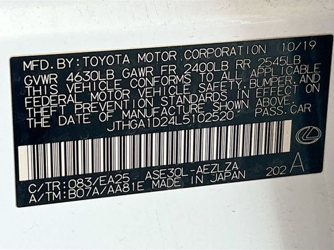 Used 2020 Lexus IS 300 F Sport w/ F Sport Package RWD image 33