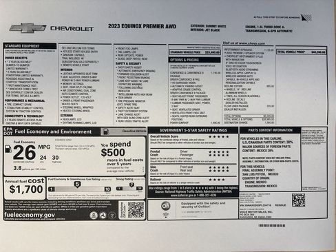 Used 2023 Chevrolet Equinox Premier AWD/4WD image 69