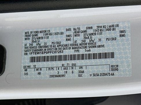 Used 2023 Ford F150 Lariat w/ Equipment Group 502A High image 12