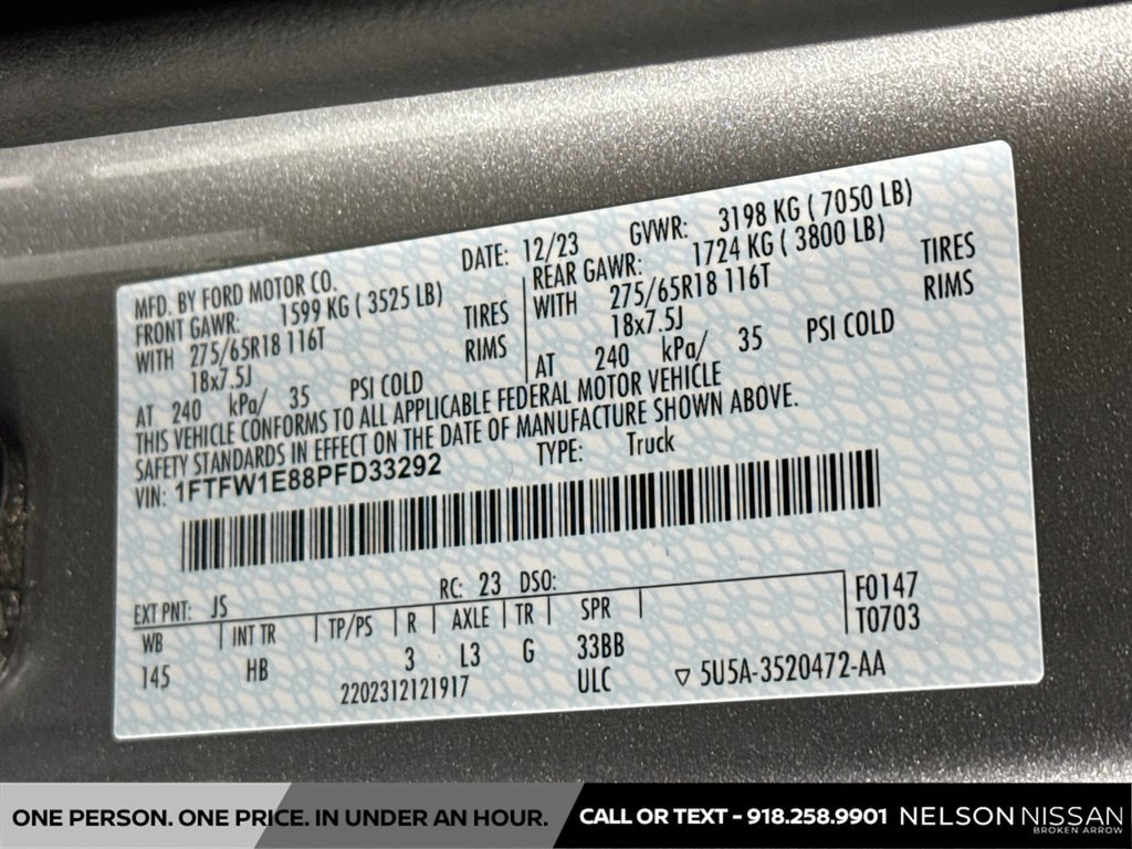 Used 2023 Ford F150 Lariat w/ FX4 Off-Road Package AWD/4WD image 33