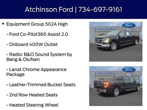 Certified 2021 Ford F150 Lariat w/ Equipment Group 502A High image 16