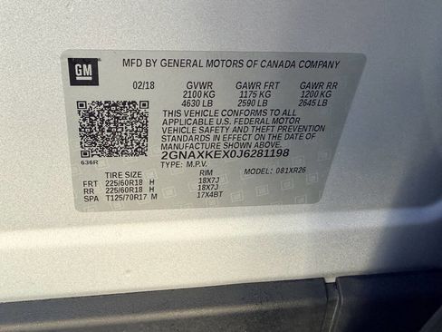 Used 2018 Chevrolet Equinox LT image 3