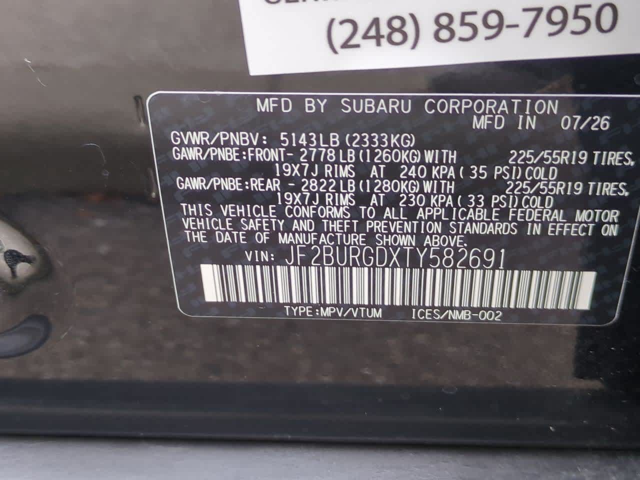 New 2026 Subaru Outback Limited XT AWD/4WD image 36