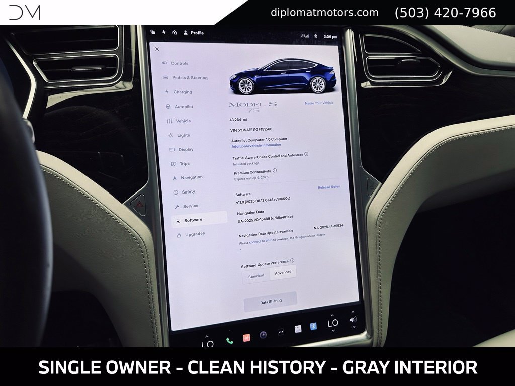 Used 2016 Tesla Model S 75 RWD image 33