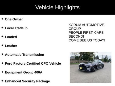 Certified 2021 Ford Mustang GT Premium w/ GT Performance Package RWD image 4