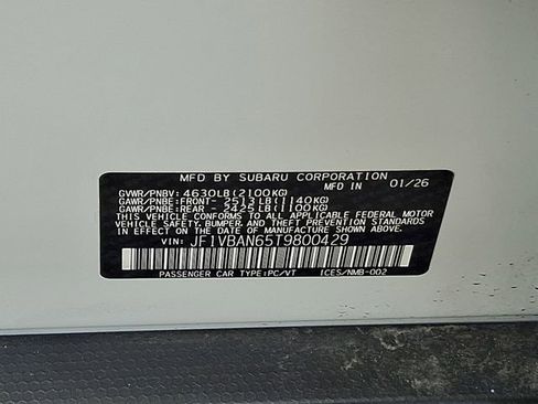 Used 2026 Subaru WRX Limited image 29