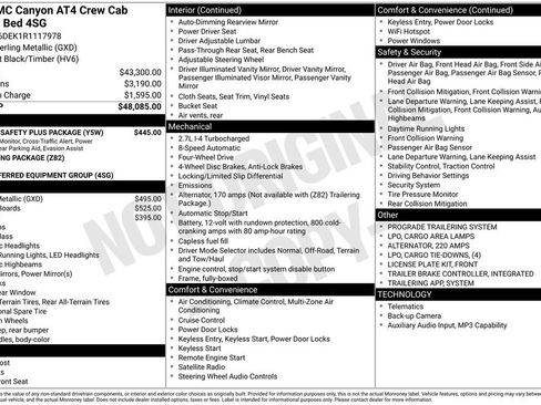 Certified 2024 GMC Canyon AT4 w/ Canyon Safety Plus Package AWD/4WD image 16