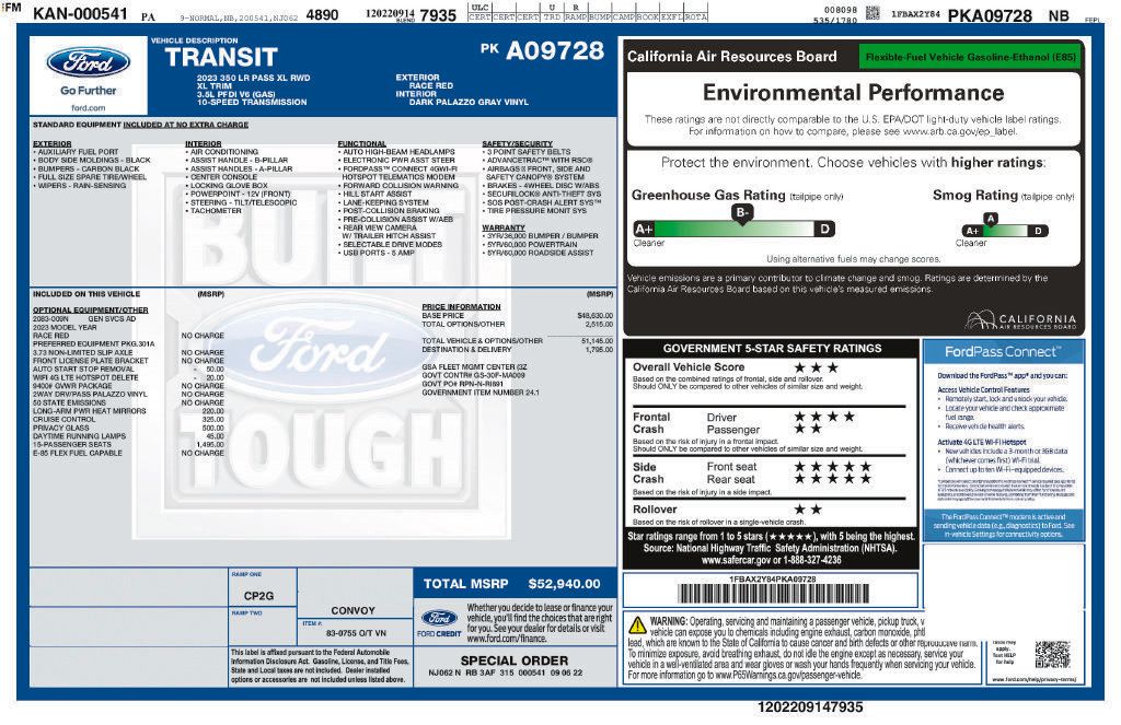 Used 2023 Ford Transit 350 XL RWD image 17