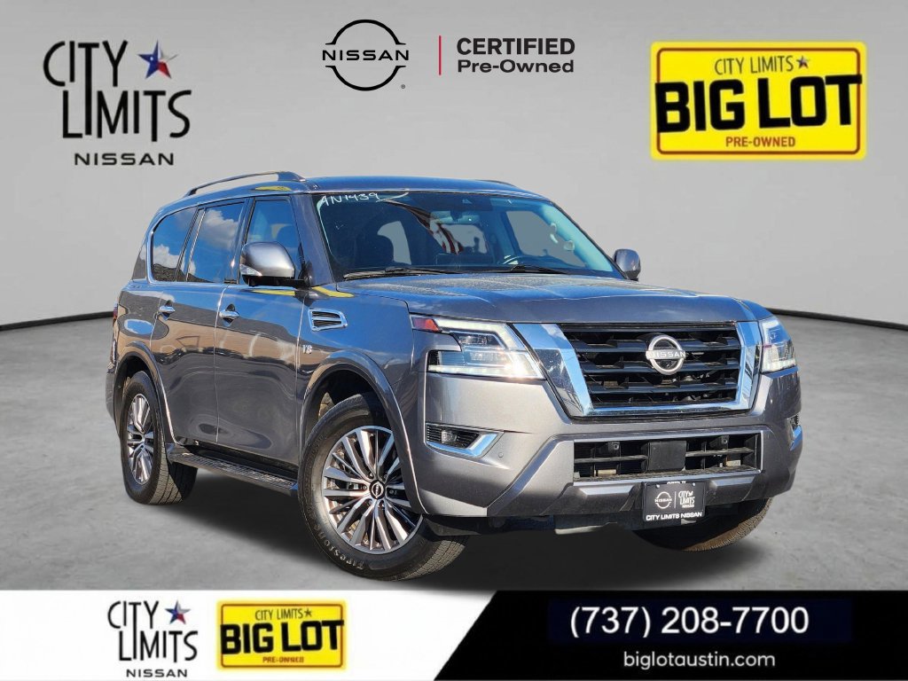 Used 2022 Nissan Armada SL w/ Captain's Chairs Package AWD/4WD 360° Tour