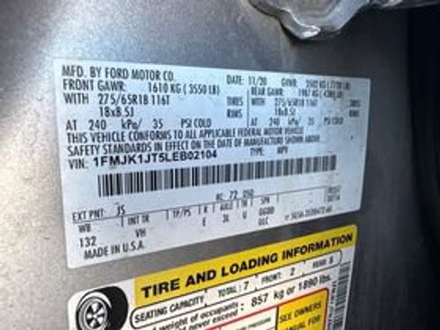 Used 2020 Ford Expedition Max XLT w/ Equipment Group 202A AWD/4WD image 13