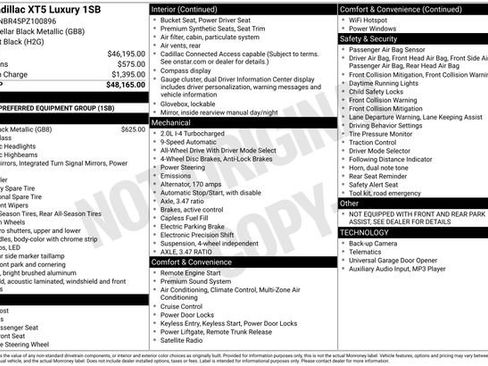 Certified 2023 Cadillac XT5 Luxury image 39