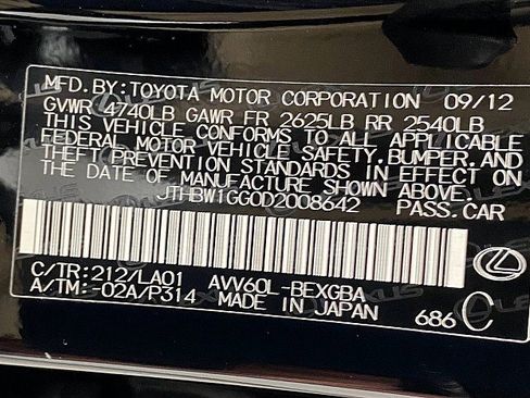Used 2013 Lexus ES 300h w/ Premium Pkg image 27