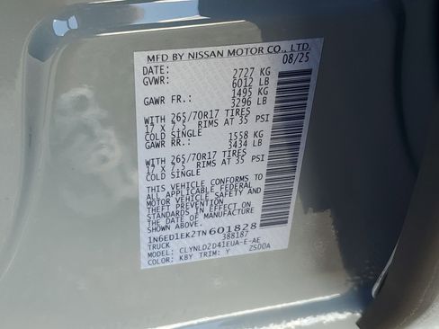 New 2026 Nissan Frontier PRO-4X w/ Pro Premium Package image 17