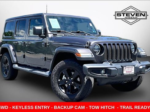 Used 2021 Jeep Wrangler Unlimited Sahara AWD/4WD image 1