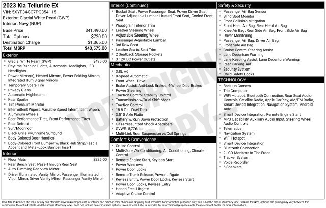 Certified 2023 Kia Telluride EX FWD image 33