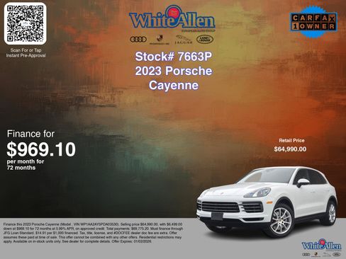 Certified 2023 Porsche Cayenne image 3