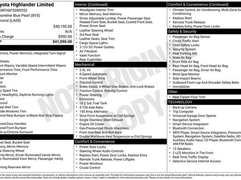 Used 2015 Toyota Highlander Limited FWD image 14