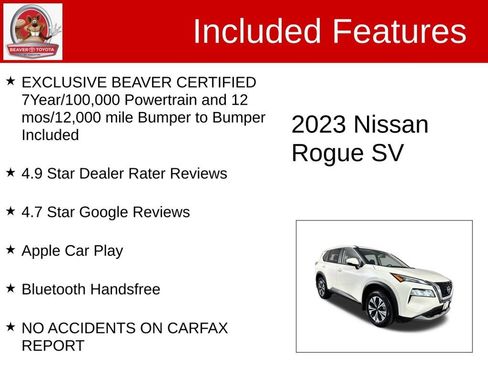 Used 2023 Nissan Rogue SV AWD/4WD image 4