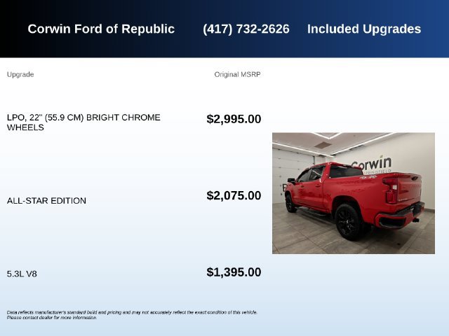 Used 2019 Chevrolet Silverado 1500 RST w/ All-Star Edition AWD/4WD image 5