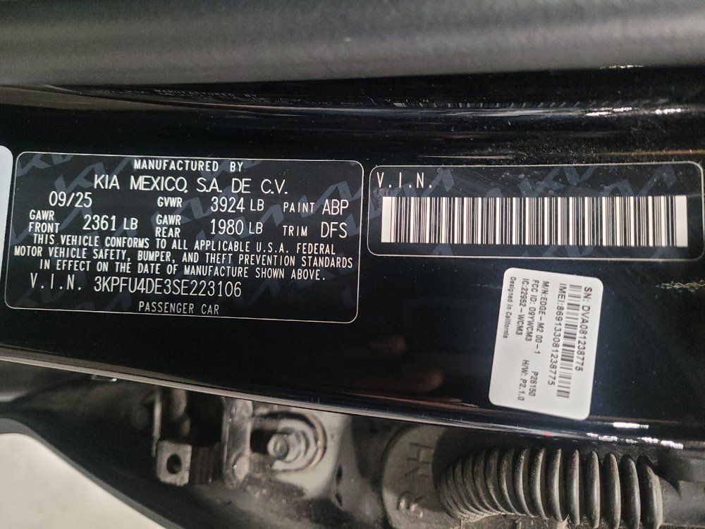 Used 2025 Kia K4 EX FWD image 33