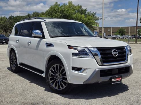 Certified 2024 Nissan Armada Platinum w/ Captain's Chairs Package RWD image 1