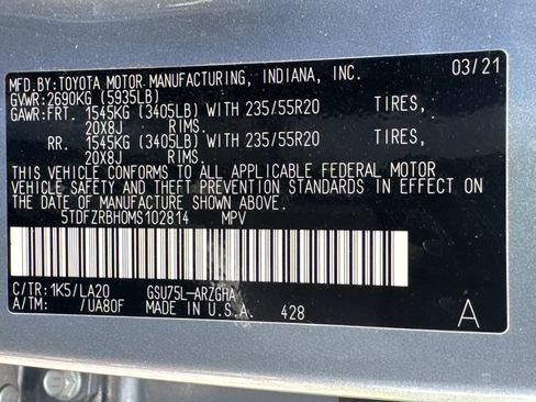 Used 2021 Toyota Highlander Platinum AWD/4WD image 34