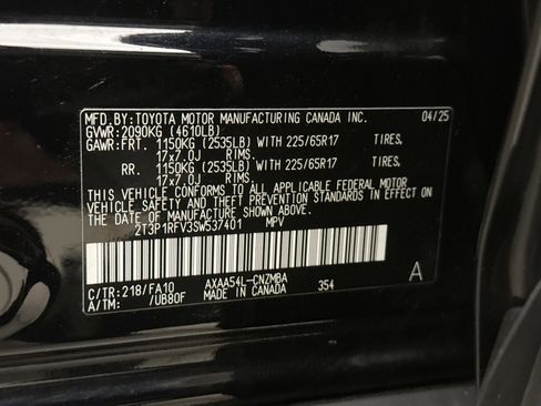 Used 2025 Toyota RAV4 XLE w/ Convenience Package AWD/4WD image 23
