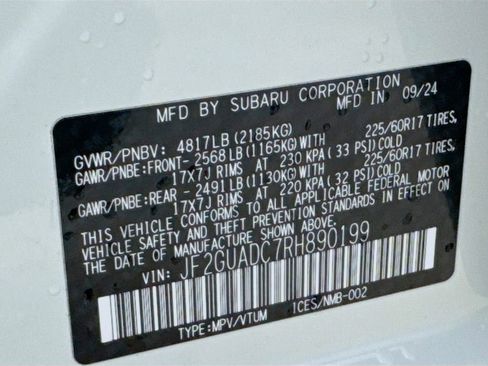 Certified 2024 Subaru Crosstrek 2.0i Premium image 24