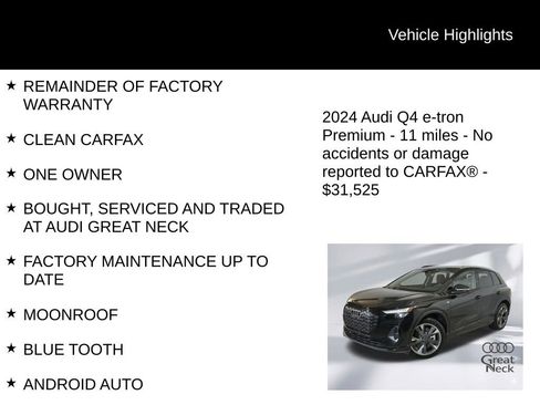 Used 2024 Audi Q4 e-tron Premium AWD/4WD image 9