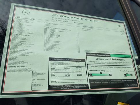 New 2025 Mercedes-Benz Sprinter 2500 image 16