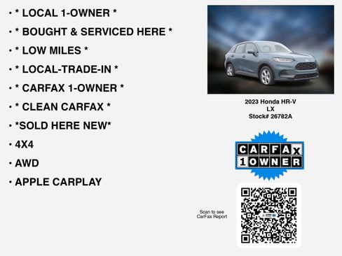 Certified 2023 Honda HR-V LX image 7