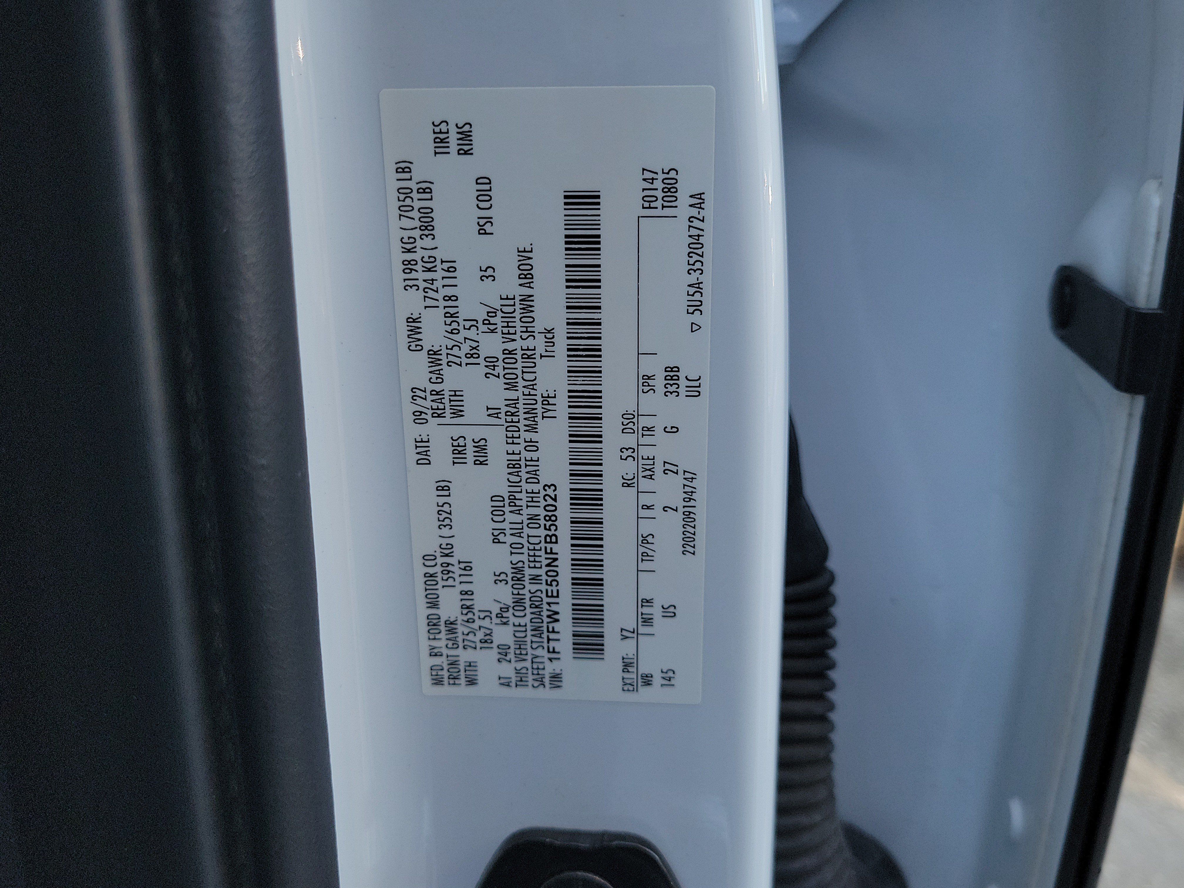 Used 2022 Ford F150 XLT w/ Equipment Group 302A High AWD/4WD image 30