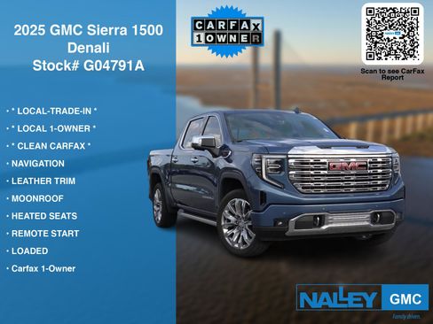 Used 2025 GMC Sierra 1500 Denali w/ Denali Reserve Package AWD/4WD image 7