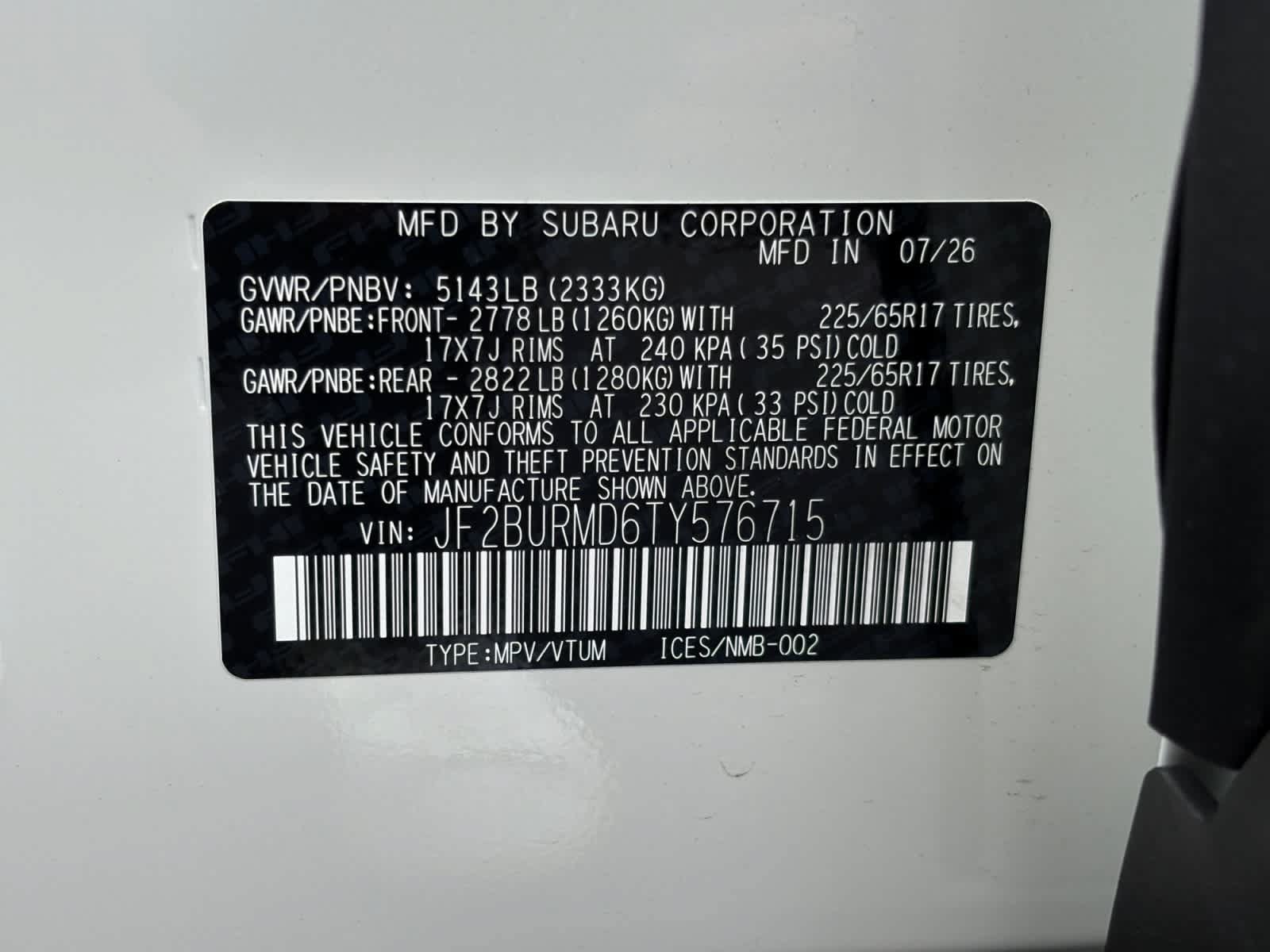 New 2026 Subaru Outback Wilderness AWD/4WD image 17