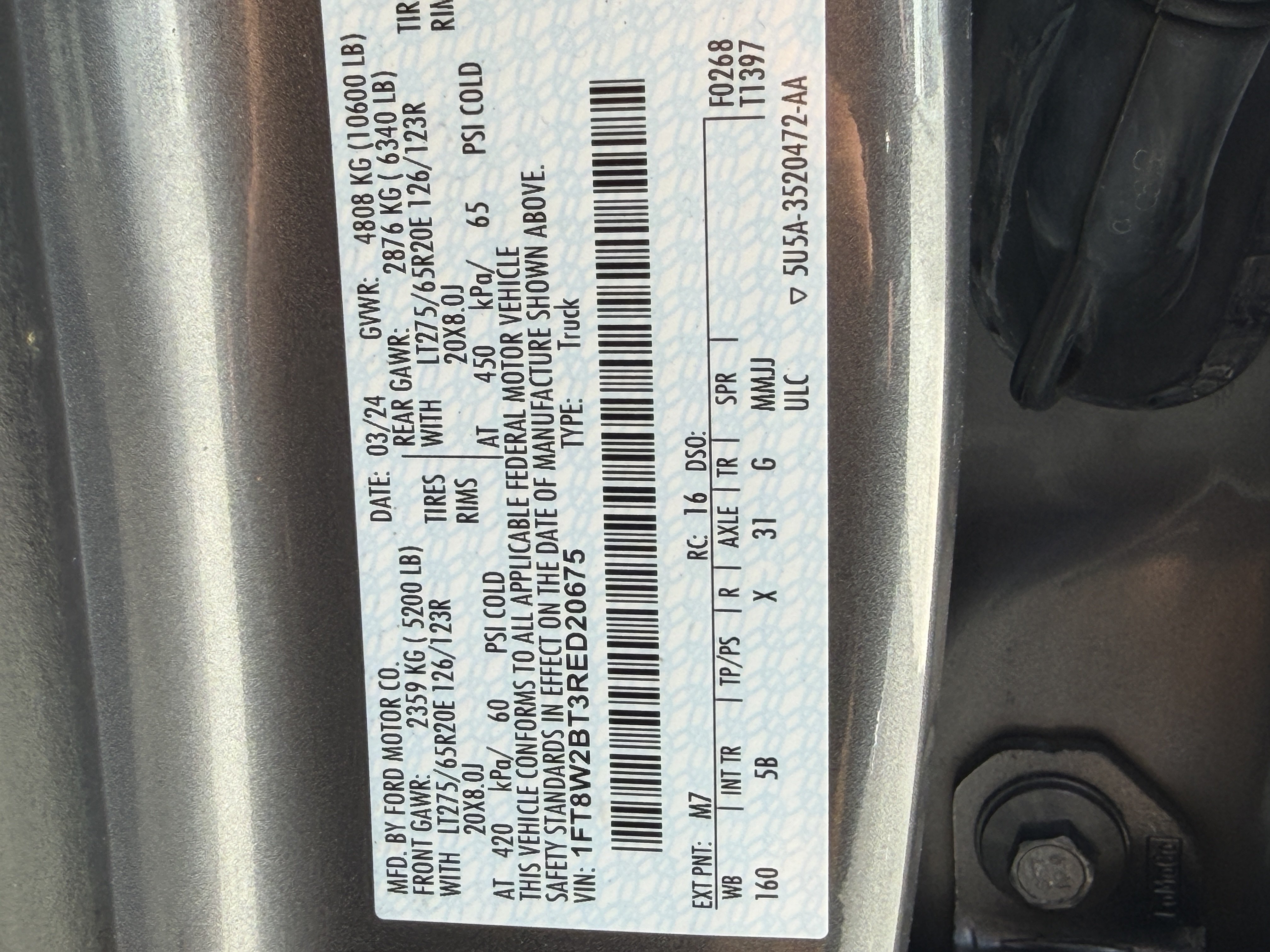 Used 2024 Ford F250 Lariat w/ Chrome Package AWD/4WD image 37